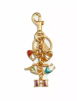Coach Multi Mix Bag S Charm, золото, золотой