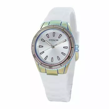 COACH Rainbow White Rubber Belt 14503529 Watch [Coach] Women s [Item]