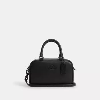 Coach Satchel Crossbody black copper black