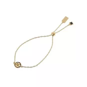 Coach Signature Multi Crystal Slider Bracelet C9352 GOLD