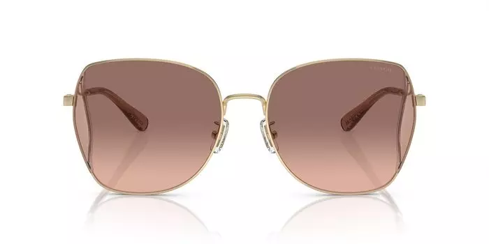 Coach Sunglasses HC7158D CL906 SHINY LIGHT GOLD 58 Women s