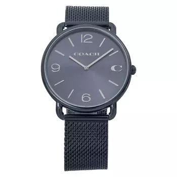 [Coach] Watch ELLIOT Stainless Steel Mineral Glass Quartz Daily Waterproof 14602650 Men s Blue [Item]