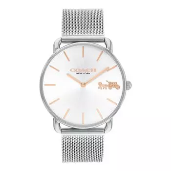 Coach Watch Genuine 14504382 Elliott 36mm White Sunray Dial Silver Mesh [COACH] Women s TT(SS/RG)