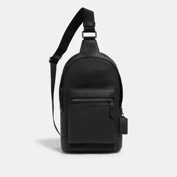 Coach West Pack черный металлик