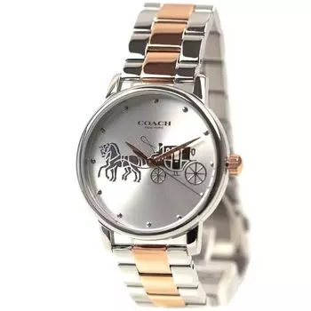 [Coach] Женские часы Grand Silver Rose Gold 14503739 [Товар]