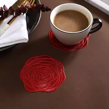 Подставки из термостойкого ПВХ-коврика для стола, защита столешницы, подставки под чашки, подушки для кухни, ресторана, бара