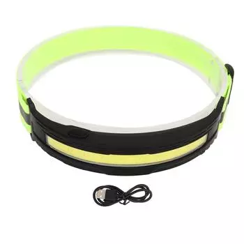 COB Head Lamp Professional Высокая яркость 4 режима освещения IPX4 Водонепроницаемый Регулируемый Перезаряжаемый