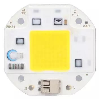 COB лампа из бисера, светодиодный чип высокой мощности, высокая яркость, излучатель света COB, бесплатный привод для освещения своими руками, 110 В