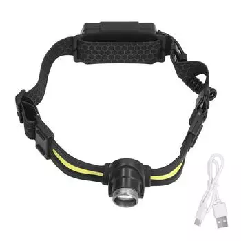 COB многофункциональный светодиодный налобный фонарь мини-индукционный водонепроницаемый налобный фонарь для кемпинга