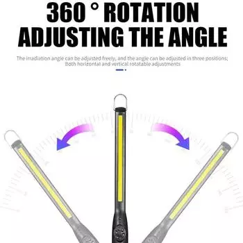 COB портативные светодиодные рабочие фонари беспроводные магнитные светодиодные рабочие фонари инспекционные фонари для ремонта автомобилей, дома, гаража, аварийные 1500mah
