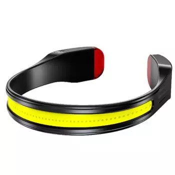 COB светодиодный налобный фонарь Type-C USB аккумуляторная фара Многофункциональный светильник Портативный головной фонарик Хвостовая белая лампа; красный свет Package A