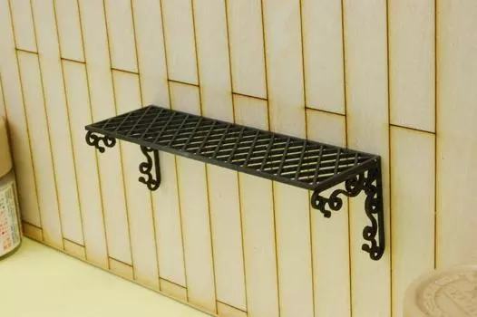 Cobaanii mokei workshop Kobaani model workshop wrought iron furniture iron shelf set assembly kit 1/12 No.06 IF-015