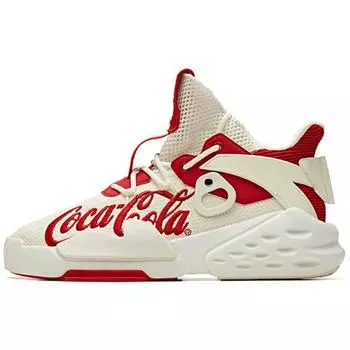 Coca-Cola X Anta Dominant прочные дышащие низкие спортивные повседневные туфли мужские туфли белые красные 11928088S-11 39