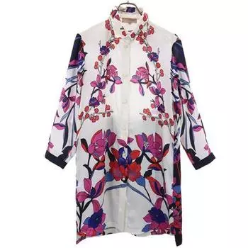 coccapani made in Italy Long sleeve one piece M White x pink Women Used