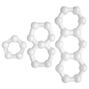 Cock Penis Silicone Sex Adult Elastic Yemax Cock Silicone Adal Male Penis Penis Ring Set of 3 Continuous Rings Ring, Ring, Toy, Goods, Beads, TPE,