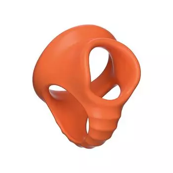 Cock Silicone Penis for 3 Ring Connection Silicone Cock Adult Adult Cock Penis Restraint Concave and Convex Penis Easy to Suitable for Daily Orange