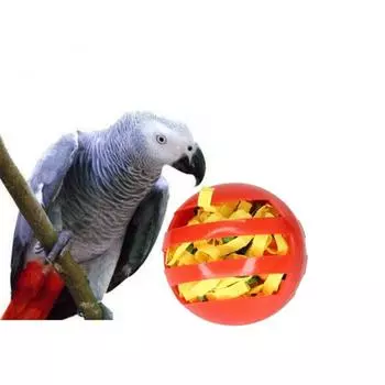 Cockatiel Lovebird Parrot Training Toys Bird Foot Rolling Ball Bird Cage Toys Parrot Playing Toy random color