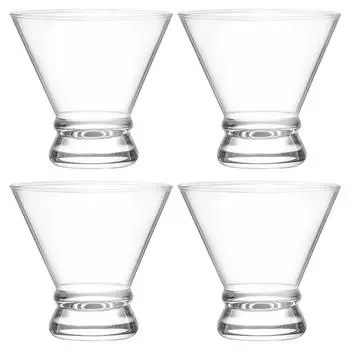 Cocktail Drinking Cups 200ml Wine Drinking Glasses Kit Thickened Base Drinking Set For Home Bar Cafe Family Gathering And