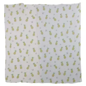 Coco Moon of My Pineapple pattern Hawaii Soft like silk to the touch Japan limited edition design [Silky swaddle/Pinapple Eye]