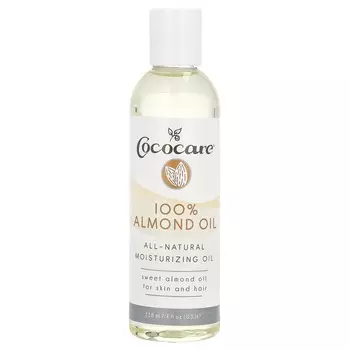 Cococare, 100% натуральное миндальное масло, 4 жидких унции (118 мл)
