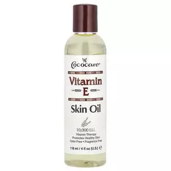 Cococare, Масло для кожи с витамином Е, 10 000 МЕ, 4 жидких унции (118 мл)