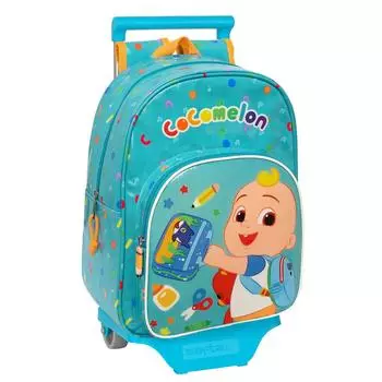 CoComelon Сумка Back to class на колесиках Голубой (26 х 34 х 11 см)