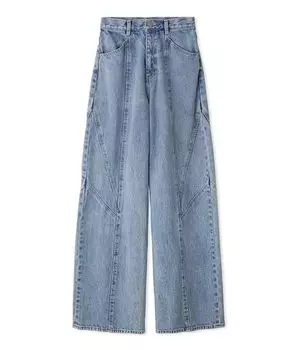 Cocoon Detail Denim Pants SWFP234234 BLU [Sneider] Women s синий