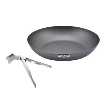COCOpan Basic 24cm Gripper Set Iron Frying Pan removable easy to compatible with River Kiwame Nitriding all heat separate iron made in Japan [Official