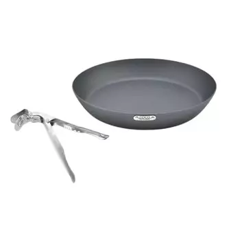 COCOpan Premier 26 см Gripper Set Железная сковорода съемная, легко снимается IH River Kiwame, все виды железа с раздельным нагреванием, сделано в Японии [Официальный серый