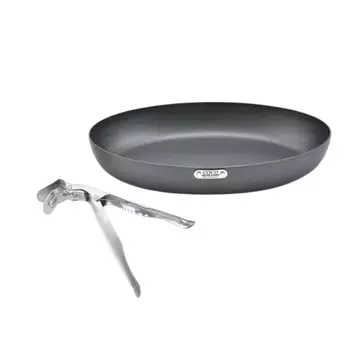 COCOpan Premium Steak Gripper Set Железная сковорода для жарки, съемная, легко снимается IH River Kiwame Nitriding, все виды раздельного нагрева железа, сделано в Японии [Официальный