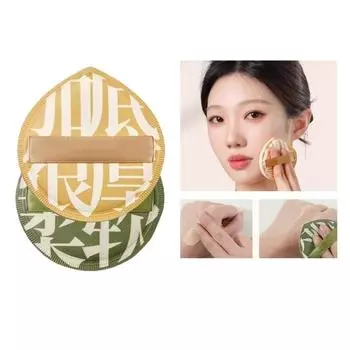 COD Косметички треугольного типа, влажная и сухая губка, круглые косметички, хлопковые женские моющиеся косметические инструменты для макияжа, используйте мягкий и удобный для переноски воздух