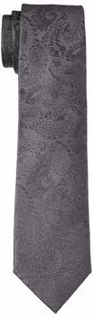 Code Width Narrow Silk Tie Adult Pattern Narrow Tie 18 Types to Choose from Coming of Age Ceremony Wedding Mode Gray x Paisley Japan 7cm [Dress 101]