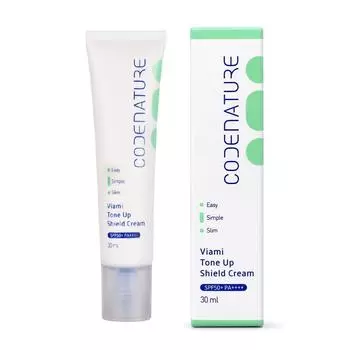 Codenature Viami Tone Up Shield Cream SPF50 + PA ++++ (30 мл 1,01 жидкой унции) Солнцезащитный крем и тонизирующий крем