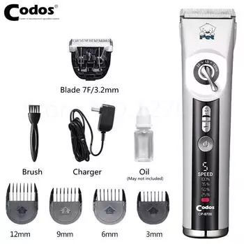 Codos CP9700 Перезаряжаемая машинка для стрижки собак H Машинка для стрижки домашних животных Профессиональные машинки для стрижки собак Электрическая бритва для ухода за кошками Hcut he