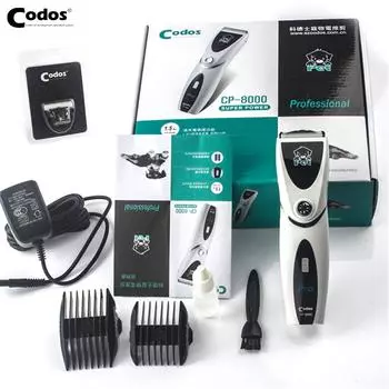 Codos CP-8000 Profional Dog H Триммер для удаления кошек Машинка для стрижки домашних животных Аккумуляторная бритва Cerc Bde Electric Hcut he