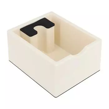 Coffee Accessories Coffee Knock Box Household Kitchen Detachable Embedded Noise-Reducing Non-Slip Silicone ABS серый