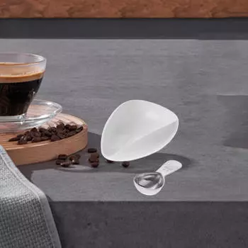 Поднос для кофейных зерен Керамический поднос для закусок 2pcs White