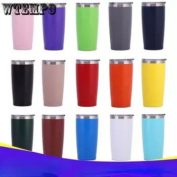 Coffee Cup Thermos Cup 600ml Vacuum Flasks Portable Stainless Steel Thermos Cup Water Bottle Travel Tea Mug Office Thermos Cup 600ml