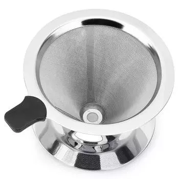 Coffee Filter Holder Reusable Wide Mouth Tea Strainer Funnel-style Universal Basket Tools Home Kitchen Camping