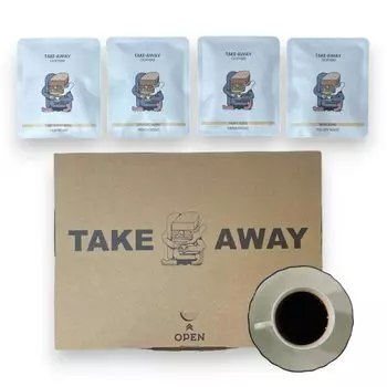 Coffee Gift Drip Bag Coffee 4 Types Blend Set of 16 TAKE-AWAY