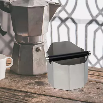 Coffee Knock Box Espresso Sturdy Compact Removable Bar Trash Can Bucket for