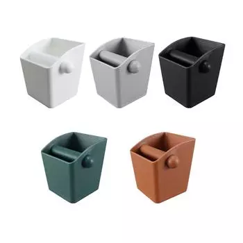 Coffee Knock Box Компактное ведро для эспрессо для кофейной гущи Домашнее кафе чёрный