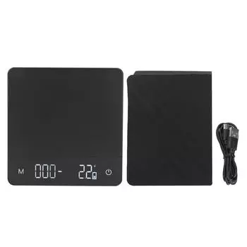 Coffee Scale with Automatic Timing Functions Smart Digital Kitchen Scale for Baking Cooking Meal 3kg/0.1g