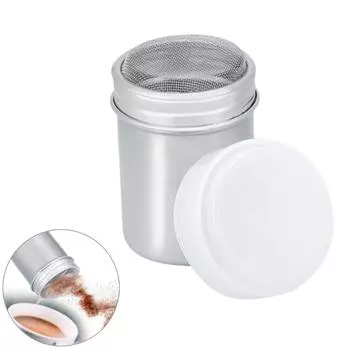 Coffee Sifter Silver Household Stainless Steel Sugar Tool