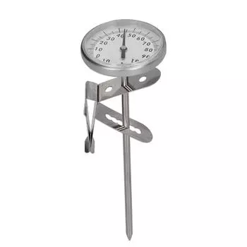 Coffee Thermometer Stainless Steel Food Making Milk Thermometer for Kitchen Restaurant