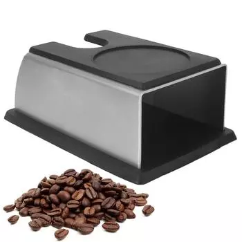 Coffee Tool Storage Base for Coffee Machine and Coffee Tamper Stainless Steel Tamping Stand Coffee Tamper Stand чёрный