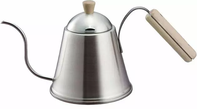 Coffee Tools KOGU Coffee Pot Drip Pot ITTEKI 700ml in Direct Fire IH Compatible Drip Drip Narrow Mouth Easy to Pour with Lid Kettle Stainless Steel