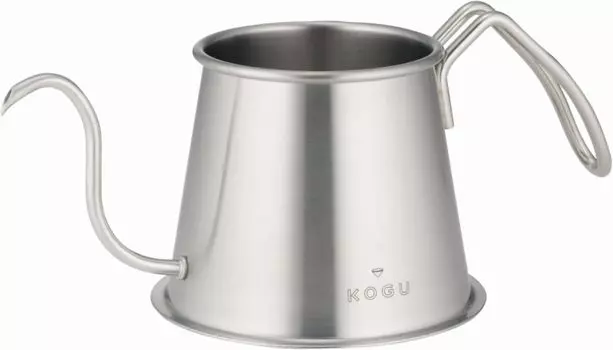 Coffee Tools KOGU Coffee Pot Two Drip Pot Pro 500ml in Direct Fire IH Compatible Dishwasher Safe Narrow Mouth Pour Directly Below Drip Kettle
