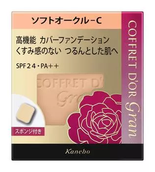 Coffret Grand Foundation Cover Fit Pact UV2 Soft Ocher d Or SPF24/PA++ 10,5 г