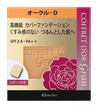 Coffret Grand Foundation Cover Fit Pact UV2 Охра D d Or SPF24/PA++ 10,5 г